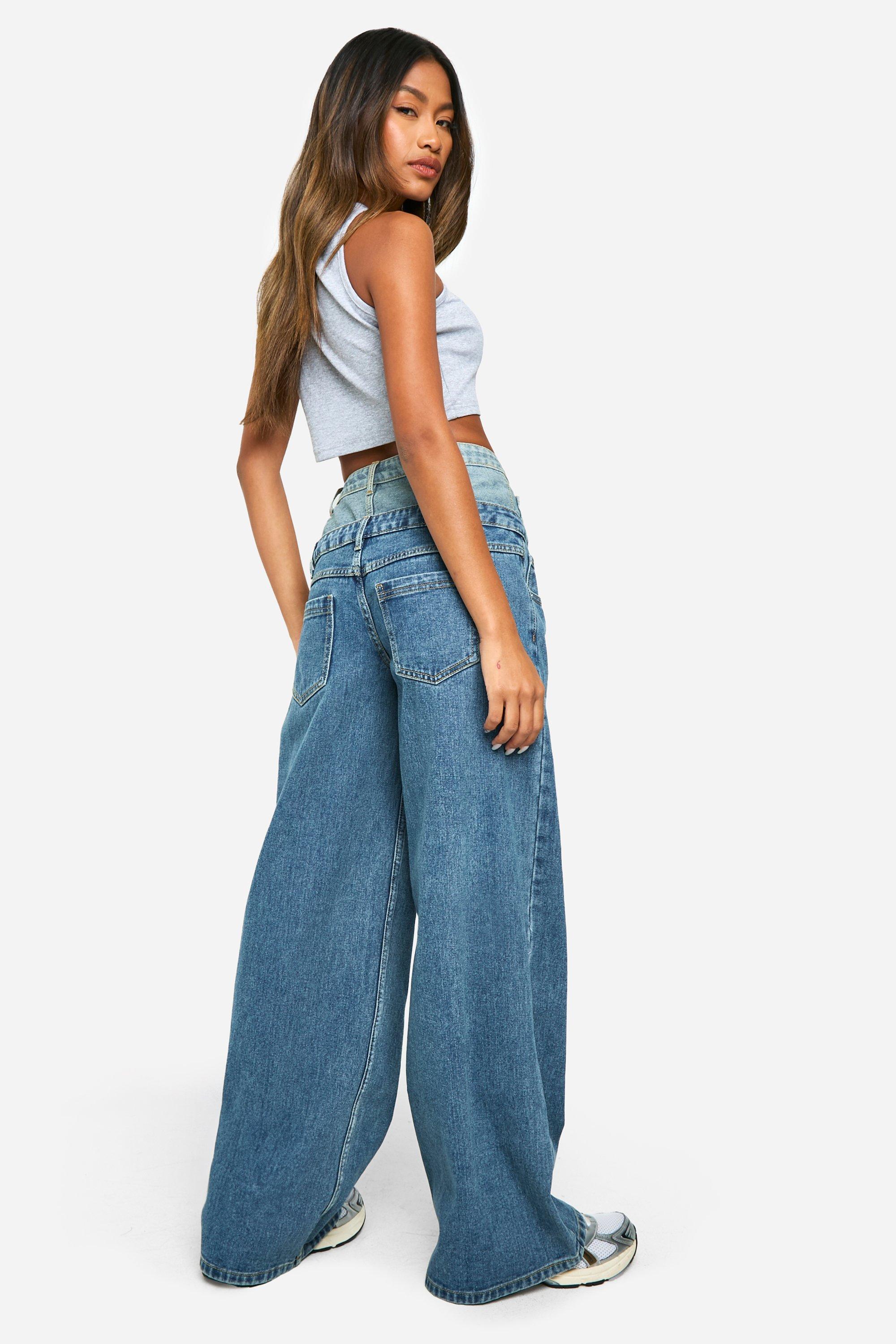 Jeans double hot sale